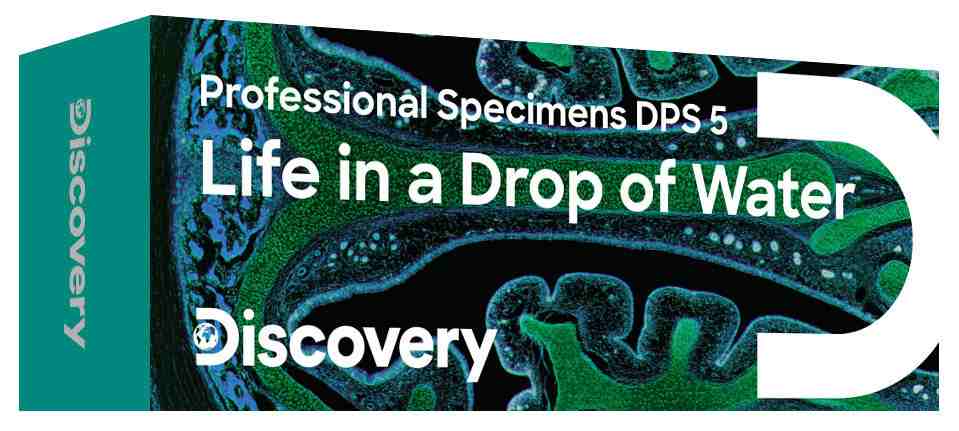 Sada mikropreparátů Discovery Prof DPS 5 život v kapce vody