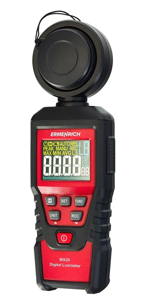 Digitální luxmetr Ermenrich Seek MX20 pro přesné měření