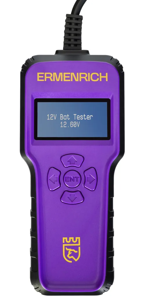 Spolehlivý tester baterií Ermenrich Zing AL40 pro komplexní diagnostiku