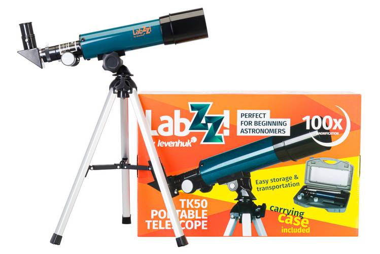 Hvězdářský dalekohled Levenhuk LabZZ TK50 s kufříkem