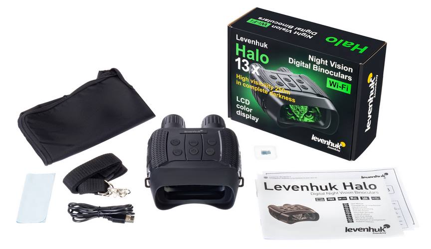 Bnokulární dalekohled s nočním viděním Levenhuk Halo 13x