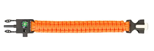 Oranžový náramek s křesadlem Levenhuk LabZZ FL5