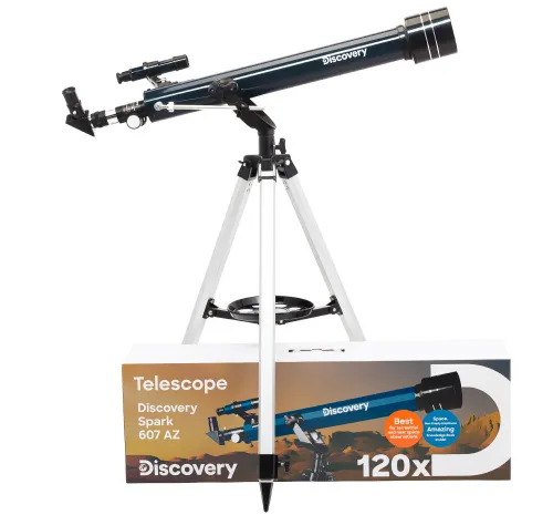 Hvězdářský dalekohled Discovery Spark 607 AZ s knížkou