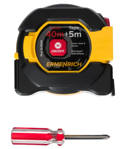Laserový měřič Ermenrich Reel SLR540 s integrovaným metrem