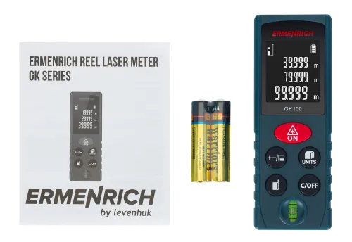 Laserový dálkoměr Ermenrich Reel GK100 pro přesné měření