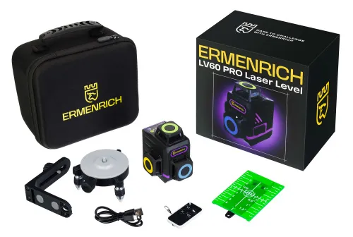 Laserový nivelační přístroj Ermenrich LV60 PRO s 12 čarami