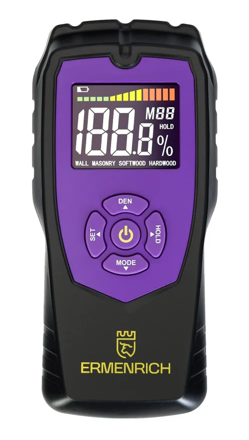 Detektor vlhkosti Ermenrich Wett MW40 pro přesné měření materiálů
