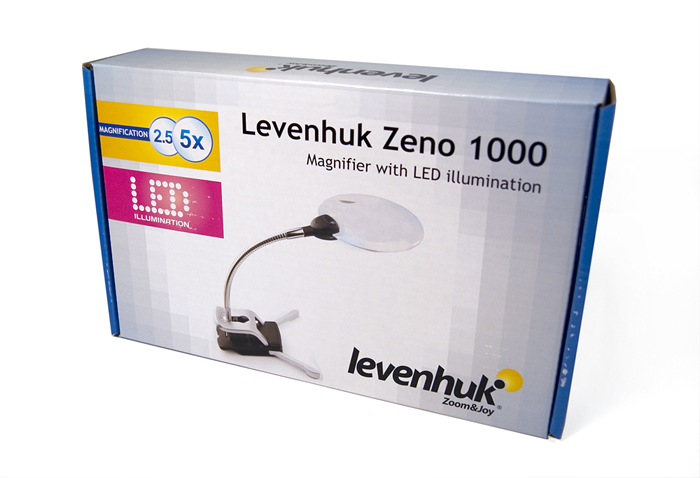 Lupa Levenhuk Zeno 1000 s LED osvětlením, 2,5/5x, 88/21 mm