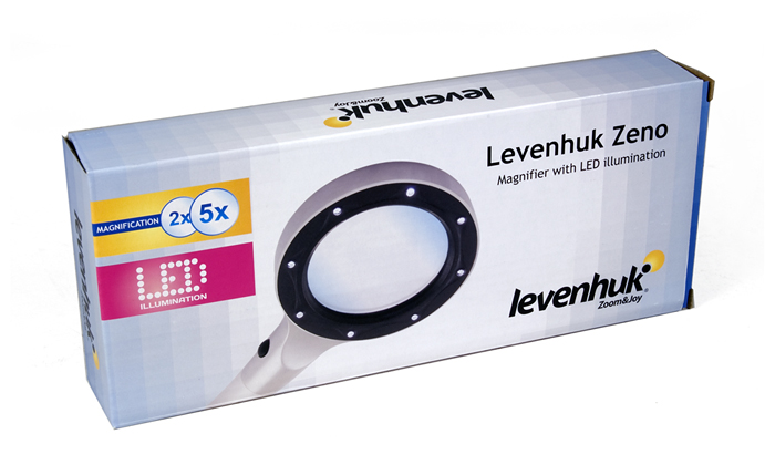 Lupa Levenhuk Zeno 50 s LED osvětlením, 2,2/4,4x, 88/21 mm