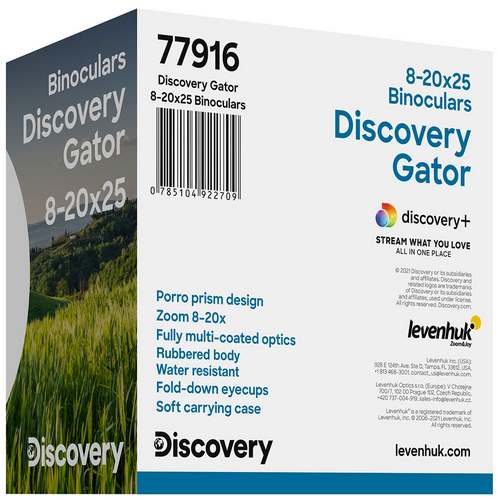 Binokulární dalekohled Discovery Gator 8–20x25