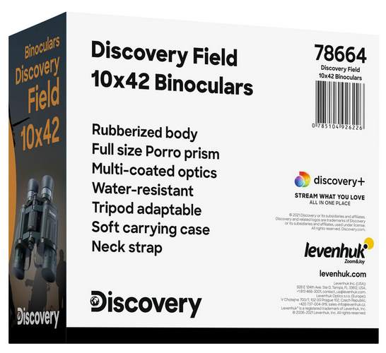 Binokulární dalekohled Discovery Field 10x42