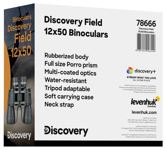 Binokulární dalekohled Discovery Field 12x50