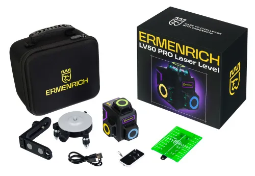 Přesný laserový nivelační přístroj Ermenrich LV50 PRO s 12 čarami