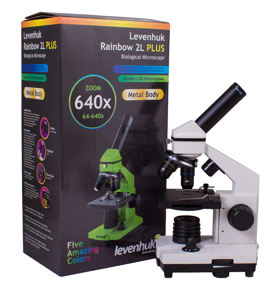 Levenhuk Mikroskop Rainbow 2L PLUS Moonstone