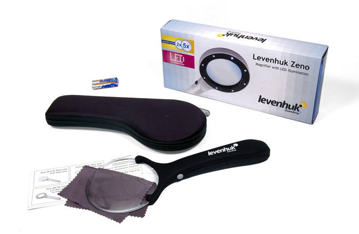 Lupa Levenhuk Zeno 60 s LED osvětlením, 2,5/5x, 88/21 mm