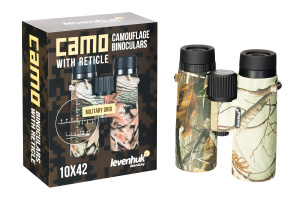 Binokulární dalekohled se zaměřovačem Levenhuk Camo Maple 10x42