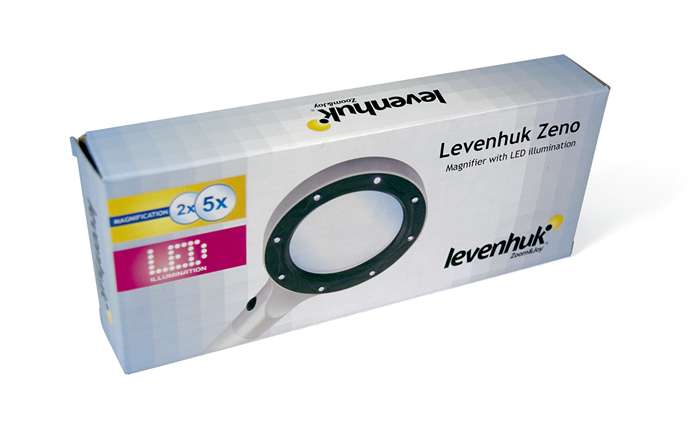 Lupa Levenhuk Zeno 100, 2,5/5x, 78/19 mm, kov
