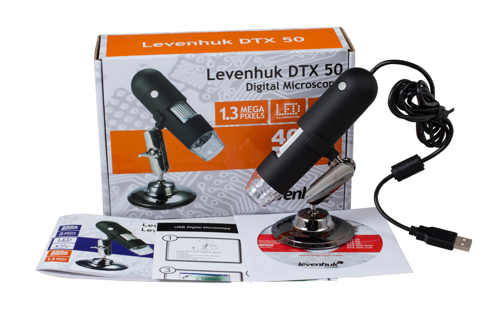 Digitální mikroskop Levenhuk DTX 50