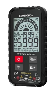 Digitální multimetr Ermenrich Zing TC19 pro přesná měření