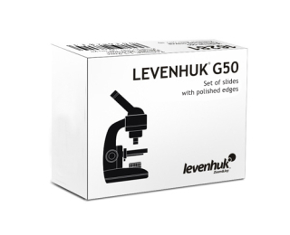 Čistá sklíčka Levenhuk G50, 50 ks
